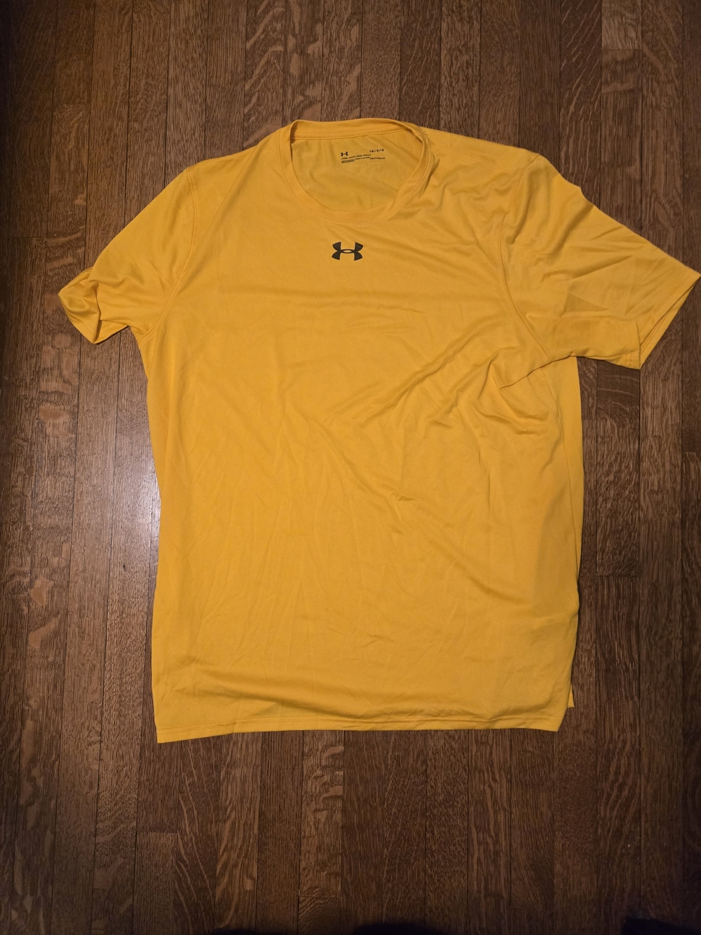 Under Armour Men's Yellow Short Sleeve Performance Tee